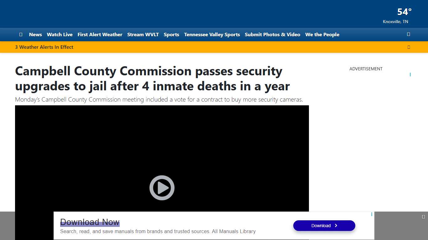 Campbell County Commission passes security upgrades to jail after 4 inmate deaths in a year